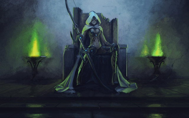 Woman throne sceptacle head sceptacle free wallpaper for desktop - medium preview image