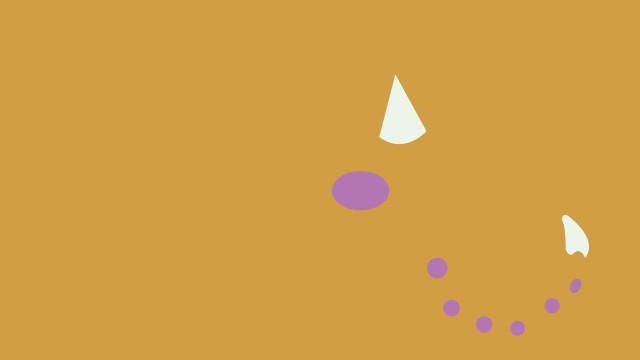 Yellow background purple dot white free wallpaper for desktop - medium preview image