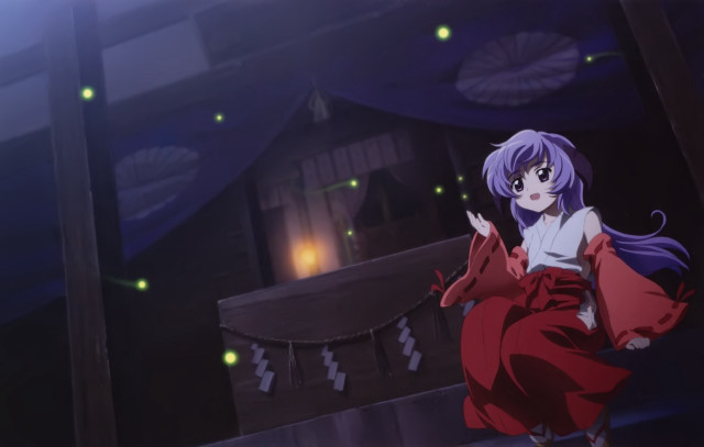 Woman red dress building light free wallpaper for desktop - medium preview image