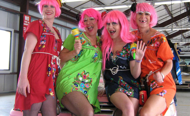 Women costumes group photo bottle free wallpaper for desktop - medium preview image