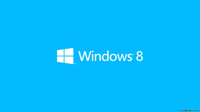 Blue background windows 8 logo #2 free wallpaper for desktop - medium preview image
