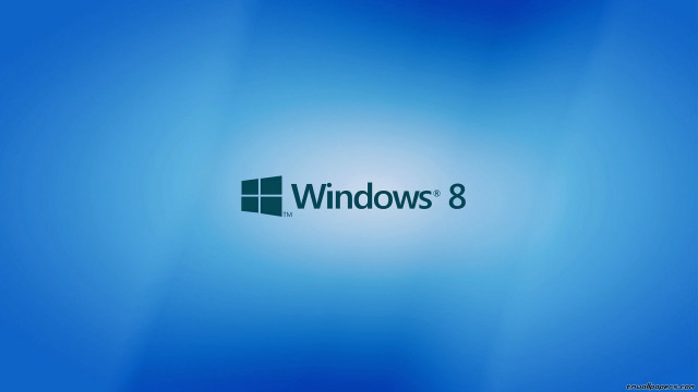 Blue background windows 8 logo #4 free wallpaper for desktop - medium preview image