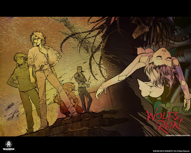 Cartoon woman walking street people free wallpaper for desktop - medium preview image