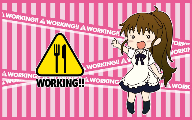 Girl sign working fork knife #2 free wallpaper for desktop - medium preview image