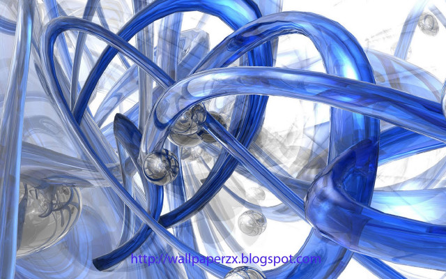 Blue objects in motion white free wallpaper for desktop - medium preview image