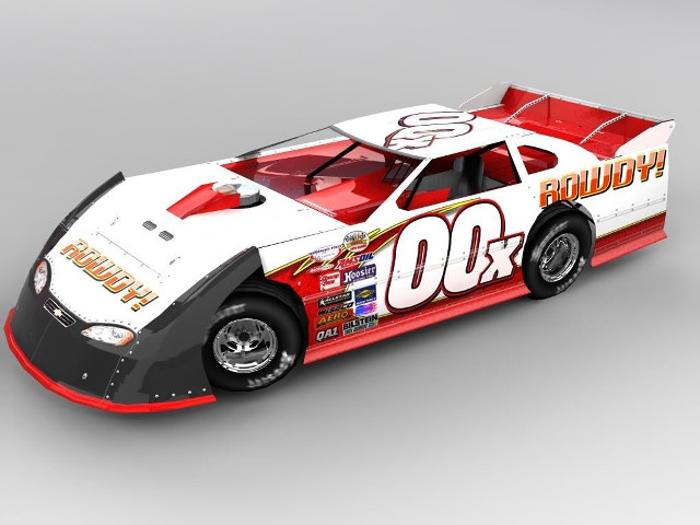 Modified racecar numbered photorealistic digital free wallpaper for desktop - medium preview image