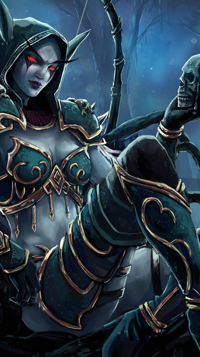 Woman costume bow demon woods free wallpaper for mobile - medium preview image