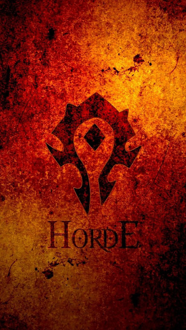 Red yellow background horde symbol free wallpaper for mobile - medium preview image