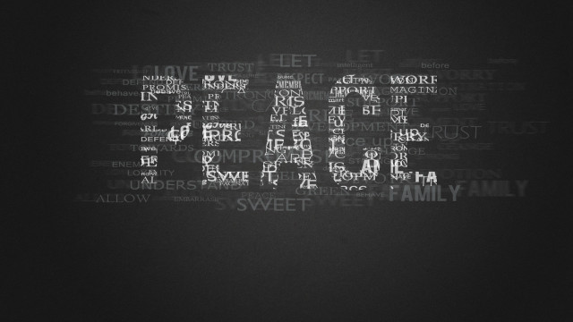 Black white photo word says free wallpaper for desktop - medium preview image