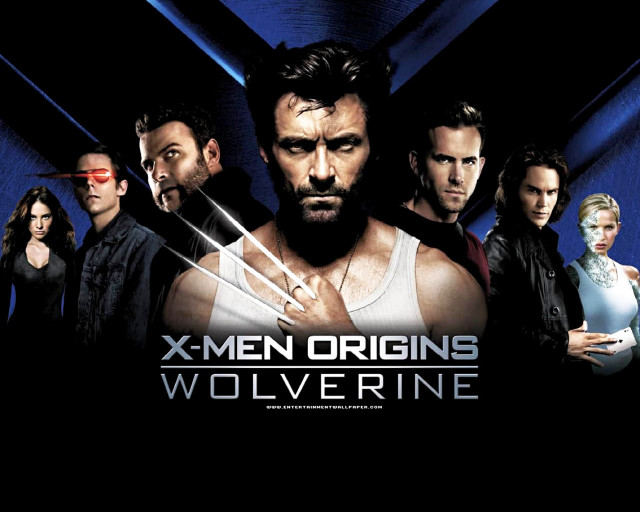 X men origins wolverine poster free wallpaper for desktop - medium preview image