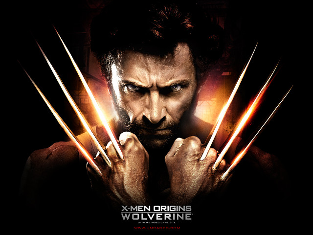 Man claws dark wolverine poster free wallpaper for desktop - medium preview image
