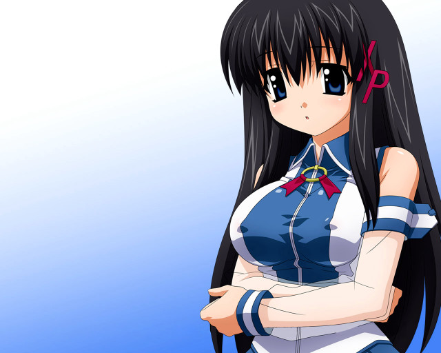 Ayako rokkaku anime girl long free wallpaper for desktop - medium preview image