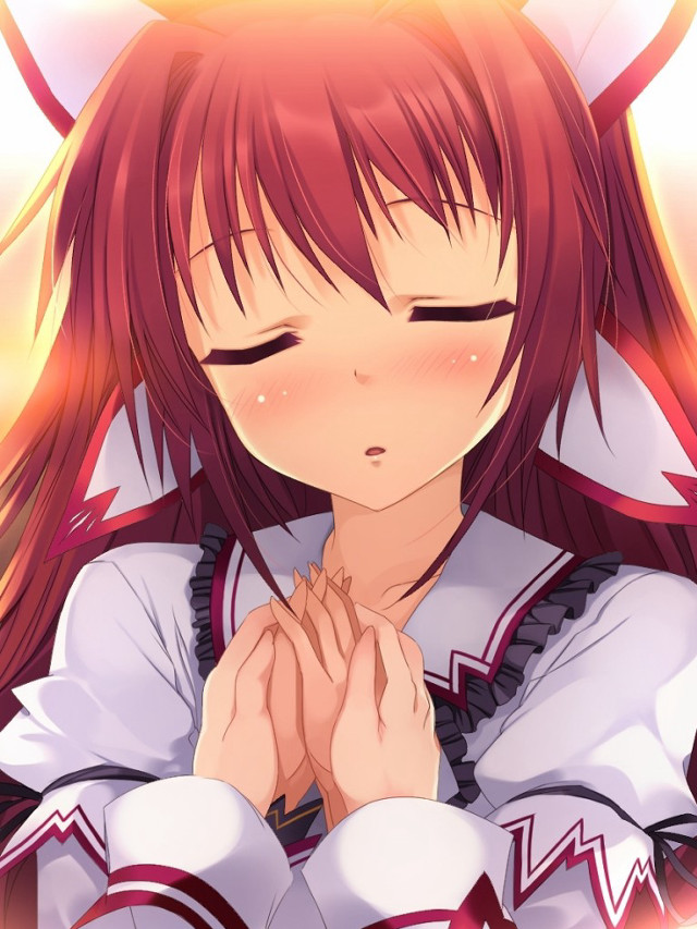 Girl long hair white shirt #12 free wallpaper for mobile - medium preview image