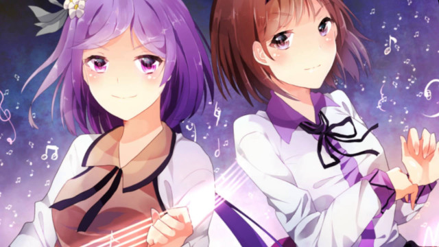 Anime girls purple hair white #3 free wallpaper for desktop - medium preview image