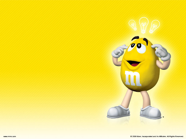 Yellow white smiley face lightbulb free wallpaper for desktop - medium preview image