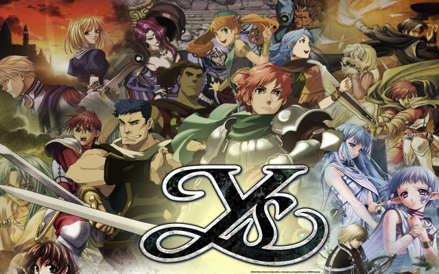 Anime characters swords armor castle free wallpaper for desktop - medium preview image