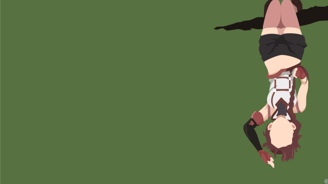 Woman upside down kneeling black free wallpaper for desktop - medium preview image