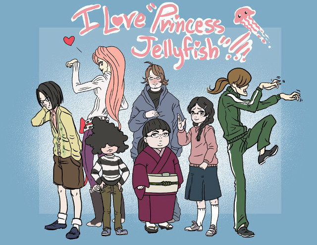 Group people cartoon character back free wallpaper for desktop - medium preview image