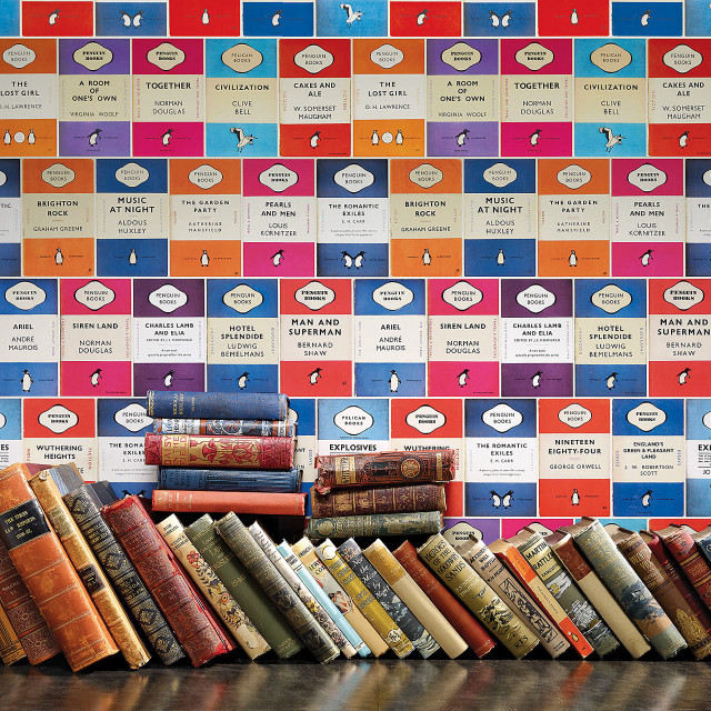 Stack of books wooden table free wallpaper for tablet - medium preview image
