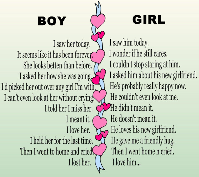 Poem hearts boy and girl free wallpaper for tablet - medium preview image