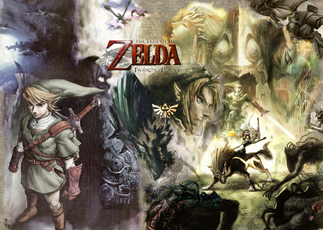 Zelda collage characters video game free wallpaper for desktop - medium preview image