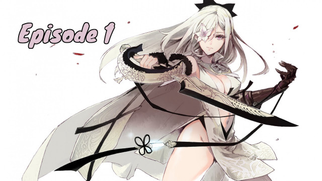 Woman sword dress snake hand free wallpaper for desktop - medium preview image