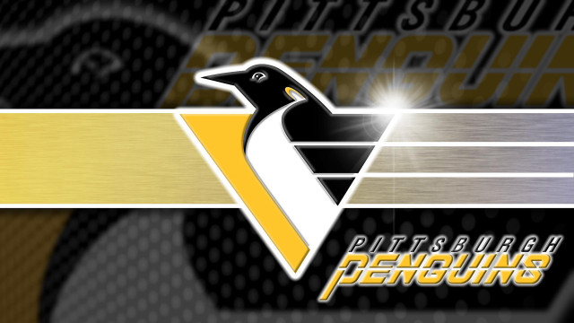 Penguin logo yellow black stripe free wallpaper for desktop - medium preview image
