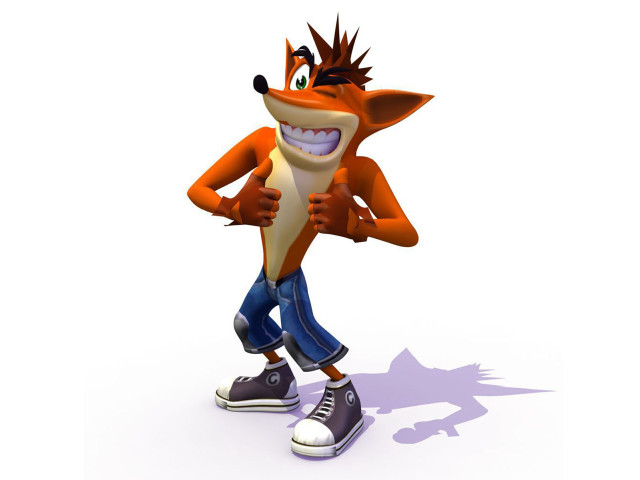 Cartoon character toothy smile sneakers free wallpaper for desktop - medium preview image