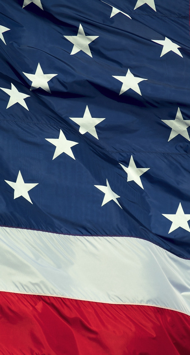American flag starry background digital free wallpaper for mobile - medium preview image