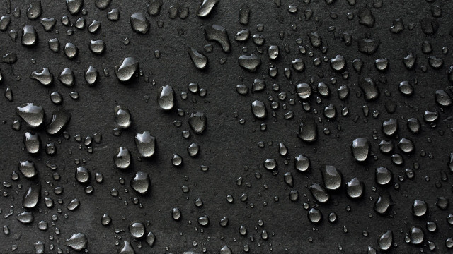Black background water drops white free wallpaper for desktop - medium preview image