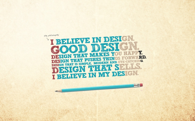 Pencil paper quote i believe free wallpaper for desktop - medium preview image