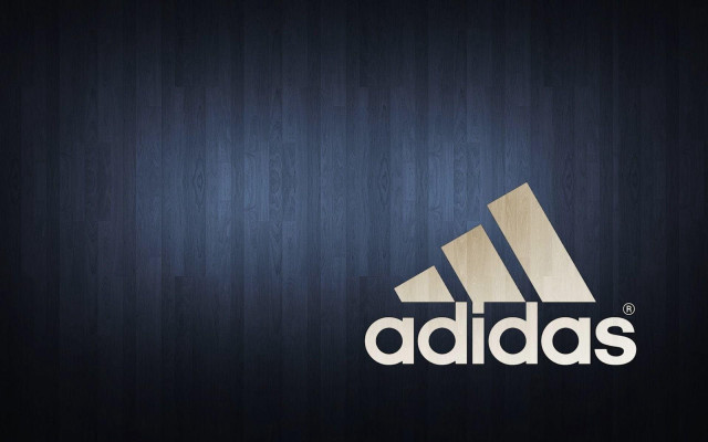 Adidas blackwhite dark background woodgrain free wallpaper for desktop - medium preview image