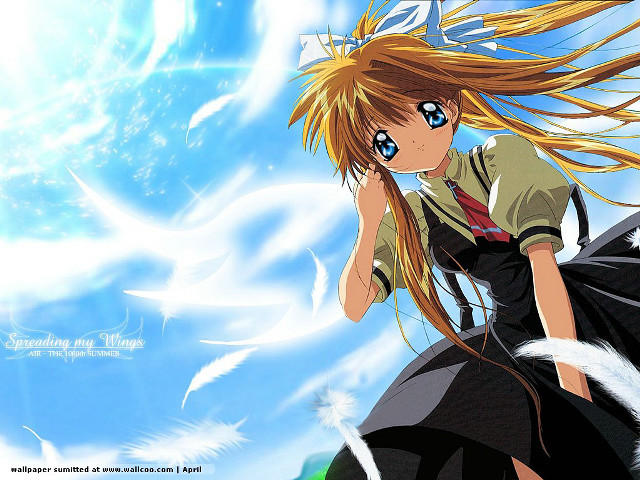 Alice longhair blueeyes blacksleeves sky free wallpaper for desktop - medium preview image