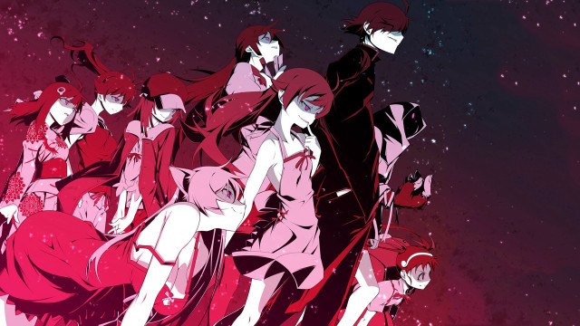 Anime characters space background stars #8 free wallpaper for desktop - medium preview image