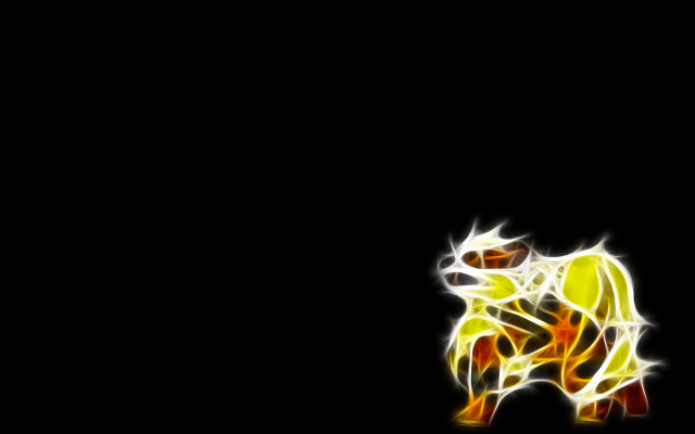 Bear dark background yellow red free wallpaper for desktop - medium preview image