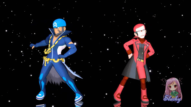 Cartoon characters dark stars red free wallpaper for desktop - medium preview image