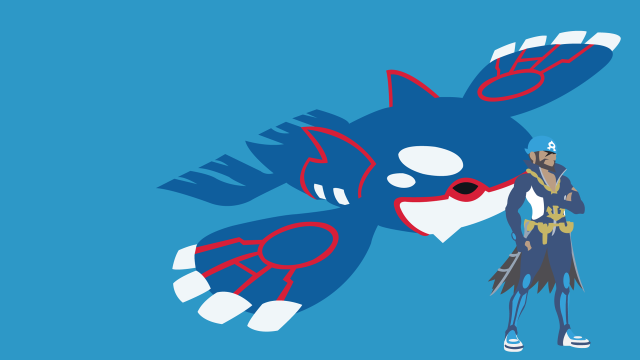 Person blue white cat red free wallpaper for desktop - medium preview image