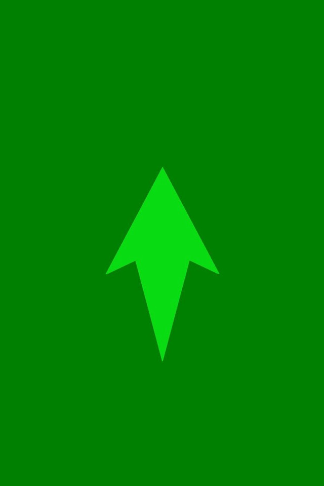 Green arrow white arrow classroom free wallpaper for mobile - medium preview image