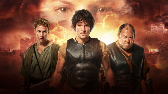 Men fire sky giant eye free wallpaper for desktop - medium preview image