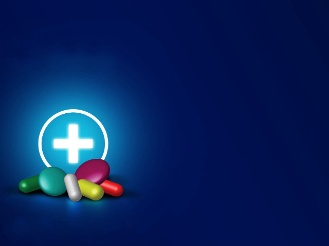 Pills blue background plus sign free wallpaper for desktop - medium preview image