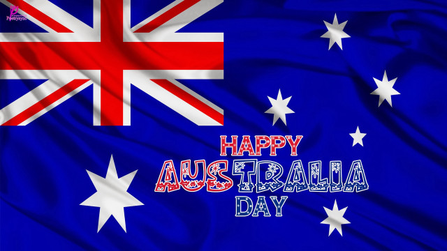 Australia day flag stars background free wallpaper for desktop - medium preview image