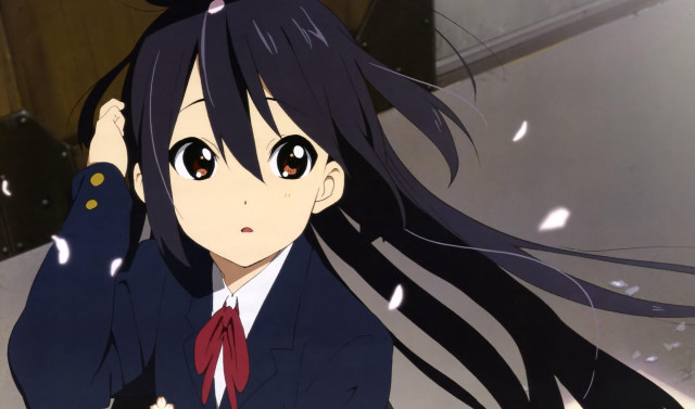 Girl suit tie long hair free wallpaper for desktop - medium preview image