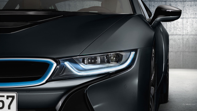 Bmw car blue light black free wallpaper for desktop - medium preview image