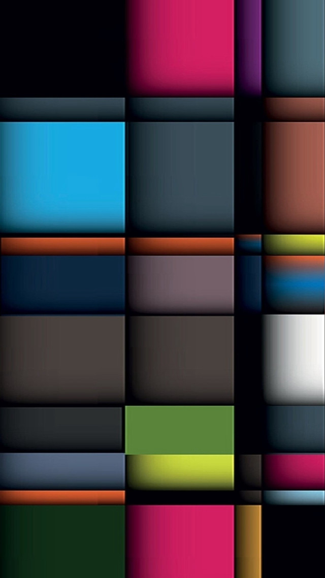 Colorful background squares lines black #2 free wallpaper for mobile - medium preview image