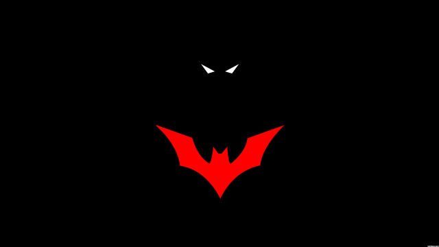 Red bat logo black background #2 free wallpaper for desktop - medium preview image