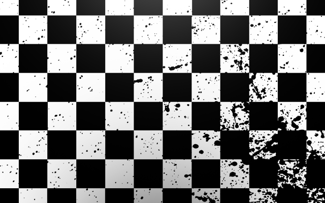 Black white checkered grungy background free wallpaper for desktop - medium preview image