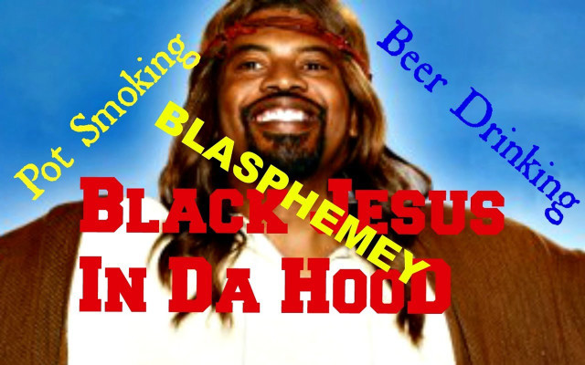 Blast jesus hood black arts free wallpaper for desktop - medium preview image