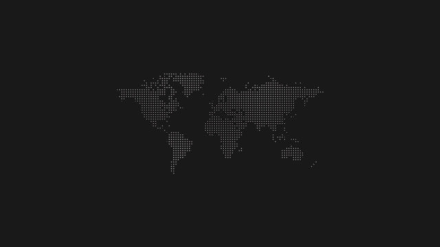 Black white world map dots free wallpaper for desktop - medium preview image
