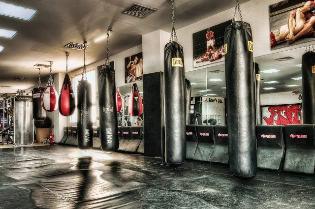 Gym punching training fitness workout free wallpaper for desktop - medium preview image