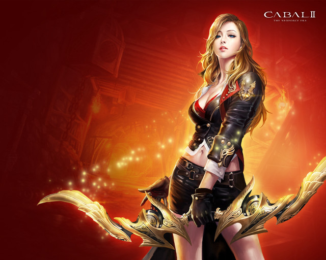 Cao zhibai fantasy portrait blonde free wallpaper for desktop - medium preview image